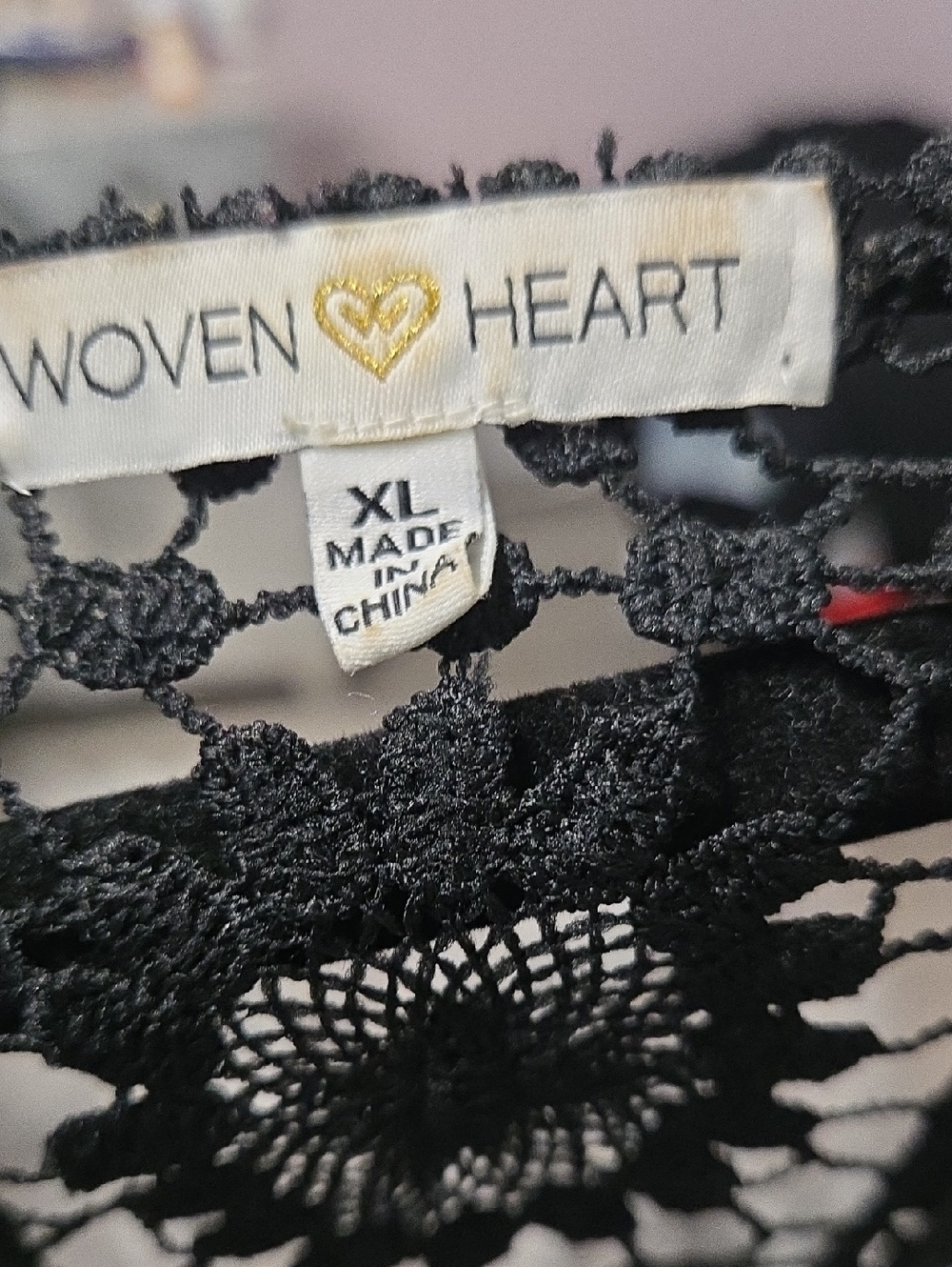 WOVEN HEART KIMONO XL - Picture 4 of 4